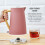 Swan Swan Nordic Fuschia Rose Kettle Toaster Breadbin Canisters Kitchen Set 10