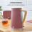 Swan Swan Nordic Fuschia Rose Kettle Toaster Breadbin Canisters Kitchen Set 11
