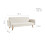 Birlea White Boucle Sofa Bed Birlea Micah 3 Seater Settee Fabric Click Clack 8