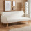 Birlea White Boucle Sofa Bed Birlea Micah 3 Seater Settee Fabric Click Clack 7