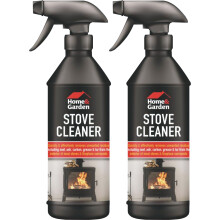 2 x 500ml Stove Cleaner Spray Removers Stove Soot Carbon Grease Tar