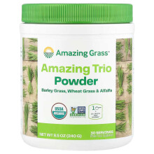 Amazing Grass, Trio Meraviglioso, Erba Barley, Erba Segale & Alfalfa, 8,5 oz (240 g)
