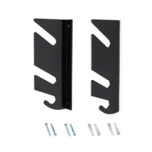 Skateboardwall mount, black acrylic, with hanger, skateboard holder for longboard, skateboard