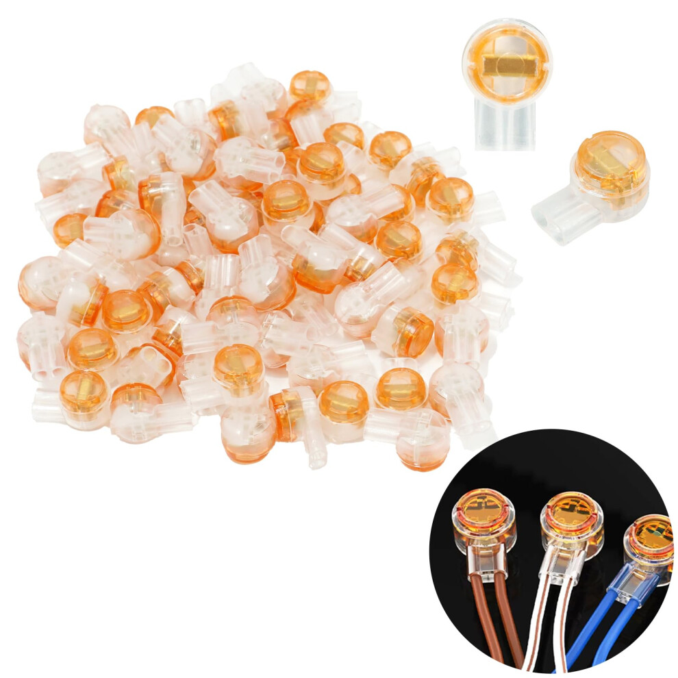 Uy Splice Connectors, 100 Pieces Idc Network Cable Connectors Uy2 K2 Jelly Crimp 6276012007281