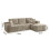 MN Furniture (Camel) Modern Smart Left/Right Corner Sofa in a Box 4