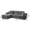 MN Furniture (Grey) Modern Smart Left/Right Corner Sofa in a Box 4