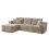 MN Furniture (Camel) Modern Smart Left/Right Corner Sofa in a Box 5