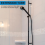 Black Shower Extend Pipe 30cm Length Shower Mixer Pipe Brass Bath 4