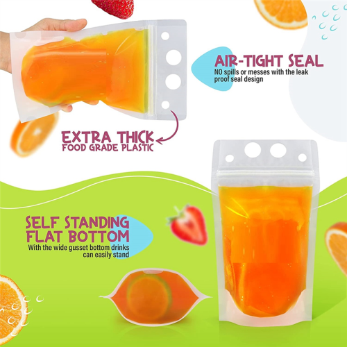 100Pcs 16Oz Drink Pouches for Adults - Drink Pouches 1