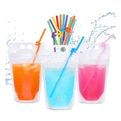100Pcs 16Oz Drink Pouches for Adults - Drink Pouches