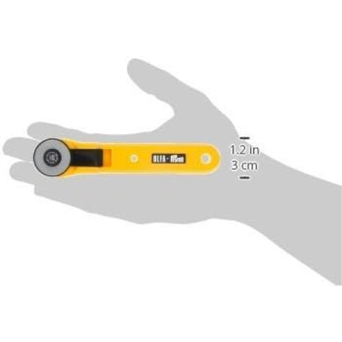 /OLFA 611371 Rotary Cutter Mini Size 28mm, 1 Piece Ref: 1009 Ref：tVF 2
