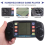Handheld 3.5in LCD Brick Game Player with Built-in 23+26 Games(Black) 7