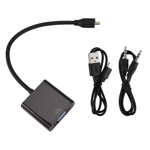 Micro-adapterkabel met USB-kabel voor