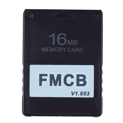 FMCB McBoot-kort V1.953 til PS2 - 2 hukommelseskort (16 MB)
