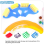 4er-Set Schwamm-Farbrollerpinsel DIY Kinder Malpinsel 5
