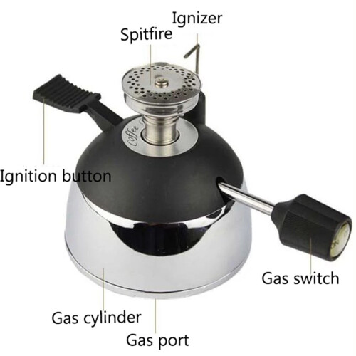 Mini Tabletop Butane Gas Burner for Siphon Coffee Heater Maker 1