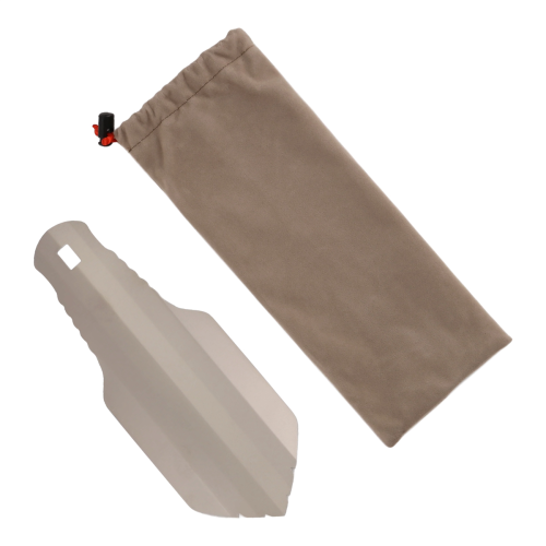 Buitenpoepschep/troffel multitool voor wandelen, kamperen en overleven 2