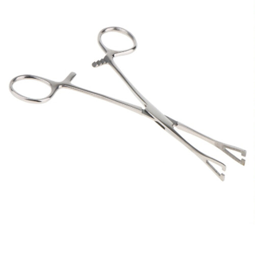 Trekantåbningstang Klemme Piercing Tang Rustfrit Stål