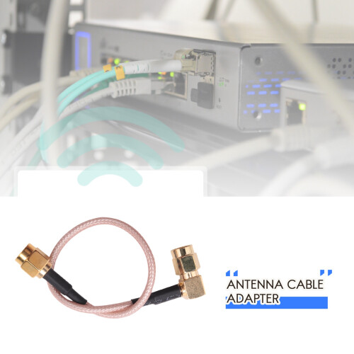 Καλώδιο Pigtail RG316 για αρσενικό SMA 6" σε αρσενικό βύσμα δεξιάς γωνίας SMA 1