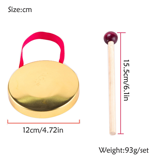 Gong a mano da 12 cm - Strumento di percussione 1