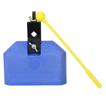 Cencerros de plástico para instrumentos de percusión, color azul