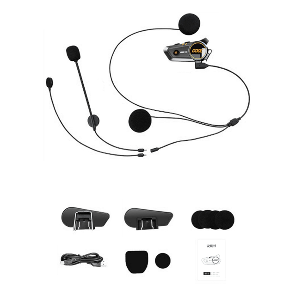 Motorcycle Earphones Helmets Headset Bluetooth 5.3 Headphones-image-OPC-PJ2SDZG-NEW
