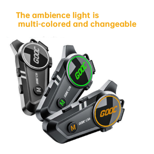 Auriculares para motocicleta con Bluetooth 5.3 1