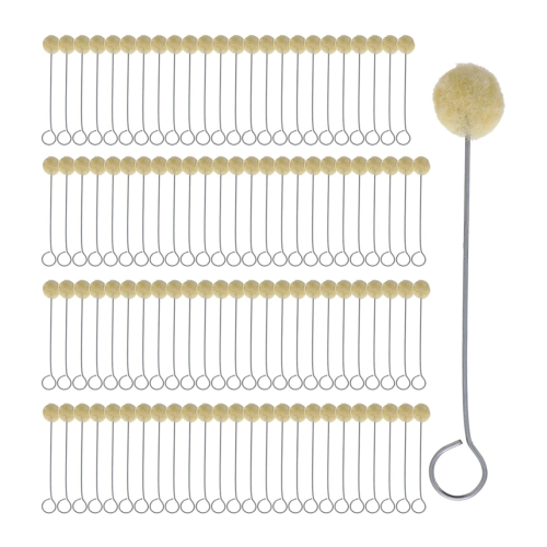 Wol Daubers Bolborstel, Applicator Tool voor Leerverf, Beitsen 1