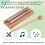 Conjunto de 2 peças de campainha de mão: instrumento de percussão com 1 tom + 2 tons 5
