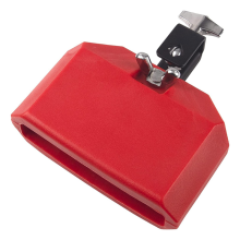 Bloco de Jam de 5 polegadas, bloco de percussão para tambor latino (vermelho)