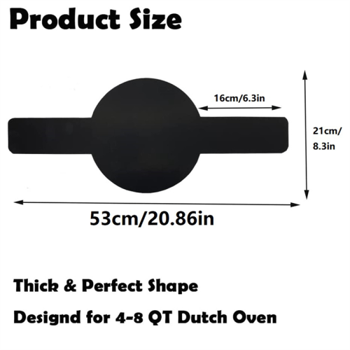 Baking Mat for Dutch Oven Bread Baking, Non-Stick Bread Sling 1