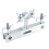 Drum Extension Clamp Drum Cowbell Mount Drum Cowbell Holder 2 Head 6