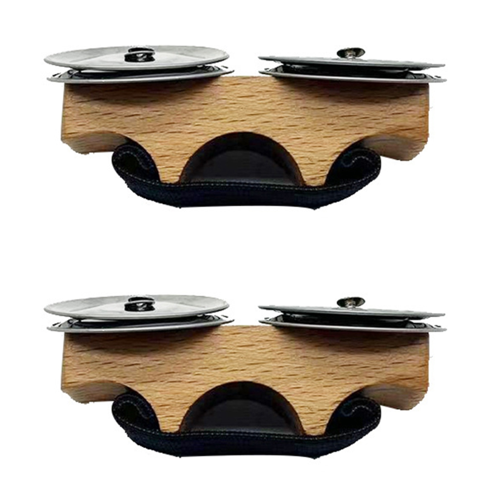 Campanas De Dedo De Color Madera, Accesorios De PercusióN Para CajóN, Djembé-image