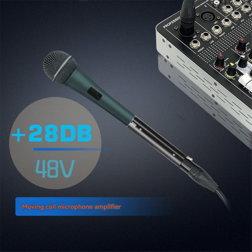 48V Microphone Dynamic Preamplifier for DM1 28DB 1