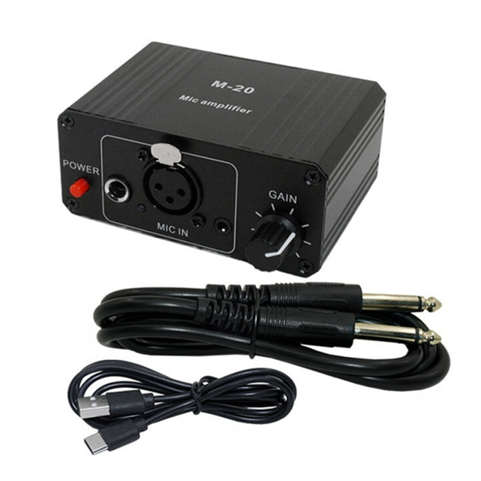 Dynamic Microphone Condenser Mic Amplifier M-20 Audio A 4714159450031