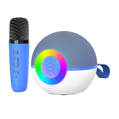 Mini karaokemachine luidspreker, draagbare Bluetooth-microfoon met liedjes, C