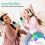 Mini macchina per karaoke con 2 microfoni, microfono Bluetooth, giocattoli musicali, B 6