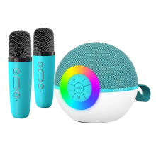 Mini karaoke zariadenie s 2 mikrofónmi, Bluetooth mikrofónom, hračkami s piesňami, B