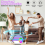 Mini karaokemachine met 2 microfoons, Bluetooth-microfoon, liedjesspeelgoed, A 6