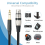 TRS 6,35 mm til XLR 3-bens kabel balanceret XLR til jack 6,35 mm 5 m 3