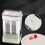 Greek Yogurt Strainer, 1100 ml with Fine Mesh Bag and Lid, Grey 2