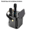 Enceinte Bluetooth karaoké haute puissance avec double microphone noir 2