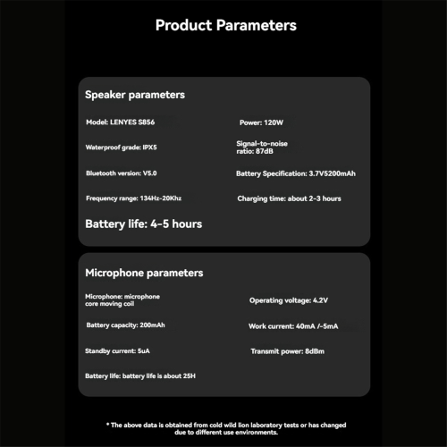 Draadloze Bluetooth-luidspreker, multifunctioneel met 2 microfoons 1