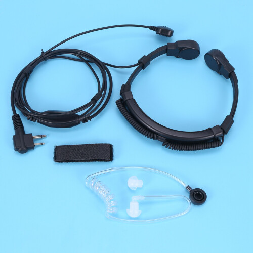 Throat Mic Miniphone Acoustic Headset for Two Way Radio 1