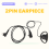2 Pin Advanced D Shape Clip-Ear Ptt Headset Earpiece Mic For 4