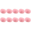 10-pak mikrofonvindskærm, mikrofonskumbetræk, pink 7