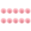 10-pak mikrofonvindskærm, mikrofonskumbetræk, pink 1