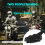 Motorcykel Bluetooth hjelm intercom til full face hjelm 3 farver stel 7