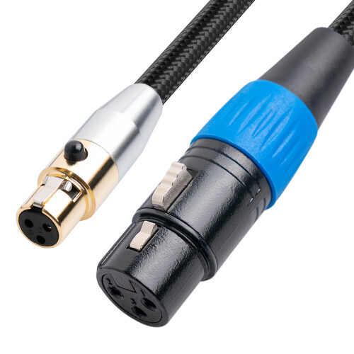 3-bens MINI XLR hun-til-hun biograflydkabel, 0. 2
