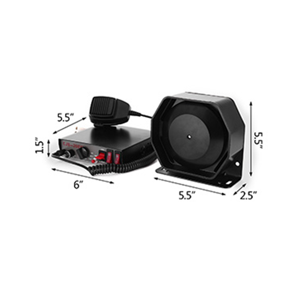 Alarma De Advertencia De Coche De 8 Sonidos Fuertes, Altavoz De Alarma Para CamióN B-image